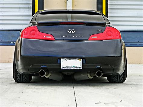 Refining the factory exhaust note by increasing depth and. . Good exhaust for g35